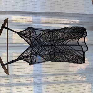 Agent Provocateur Black Sheer Chemise